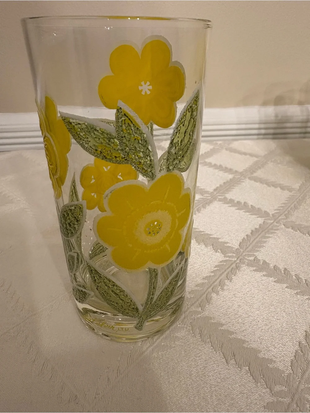 Culver “Petite Fleur” Highball Glasses Set of 8